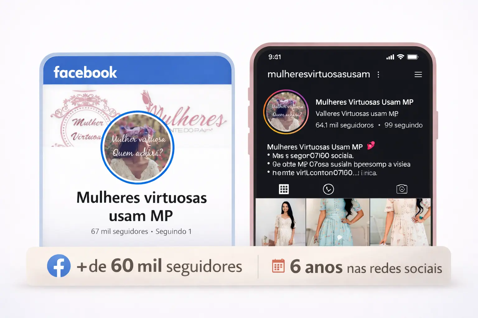 Nossas redes sociais
